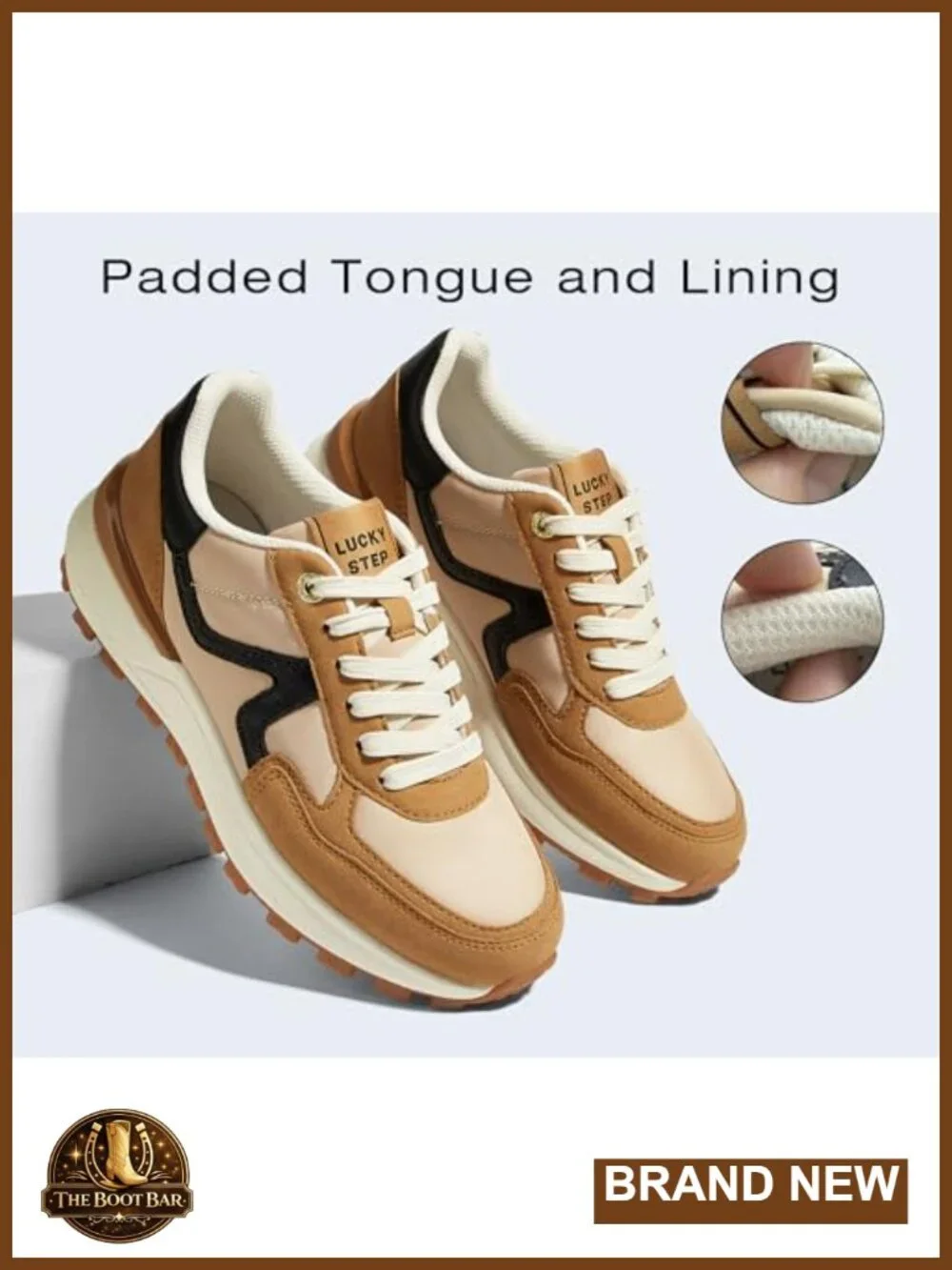 Women's Chunky Platform Retro Sneakers - Slip Resistant Fashion Casual Walking